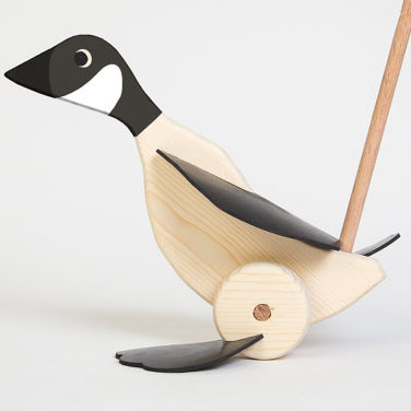 Wooden Walking Goose