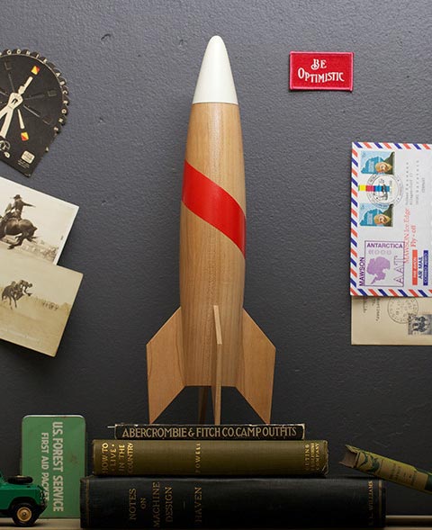 Solid Maple Rocket